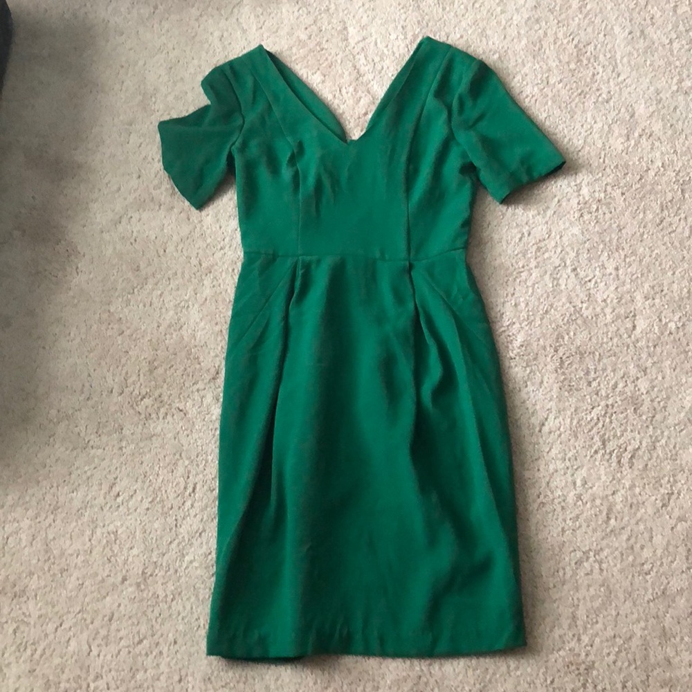 Kelly green cocktail dress